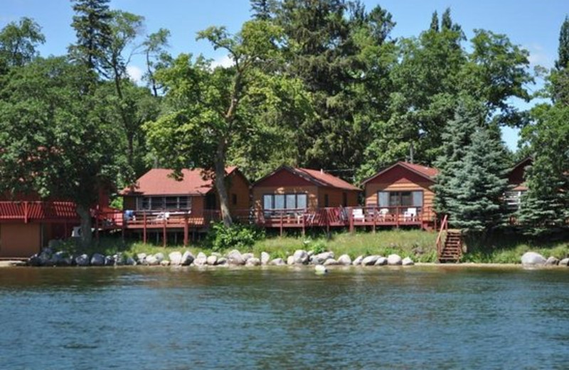 Cabins exterior at Fair Hills Resort.