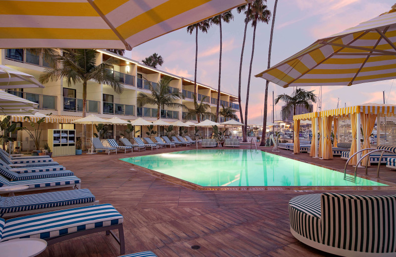 Outdoor pool at Marina del Rey Hotel.