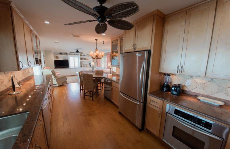 Rental kitchen at Keys Holiday Rentals, Inc.