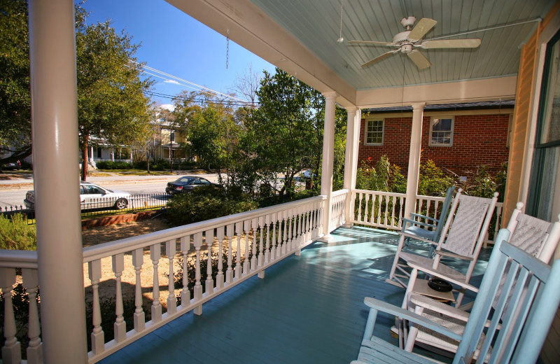 Porch at C.W. Worth House Bed & Breakfast.