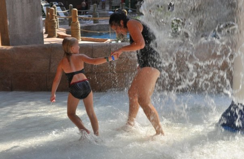 Family At Water Park at Split Rock Resort & Golf Club 