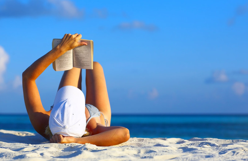 Relaxing on the beach at Gulf Strand Resort.