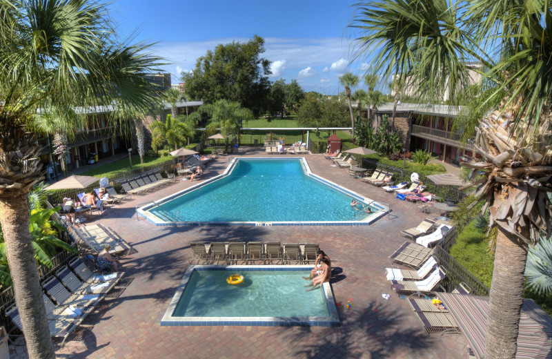 Outdoor pool at Rosen Inn International.