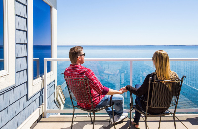 Couple at Beacon Pointe Resort.