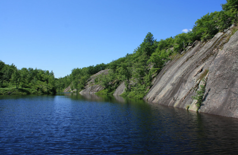 Scenic view at Crooked Lake Wilderness Lodge.