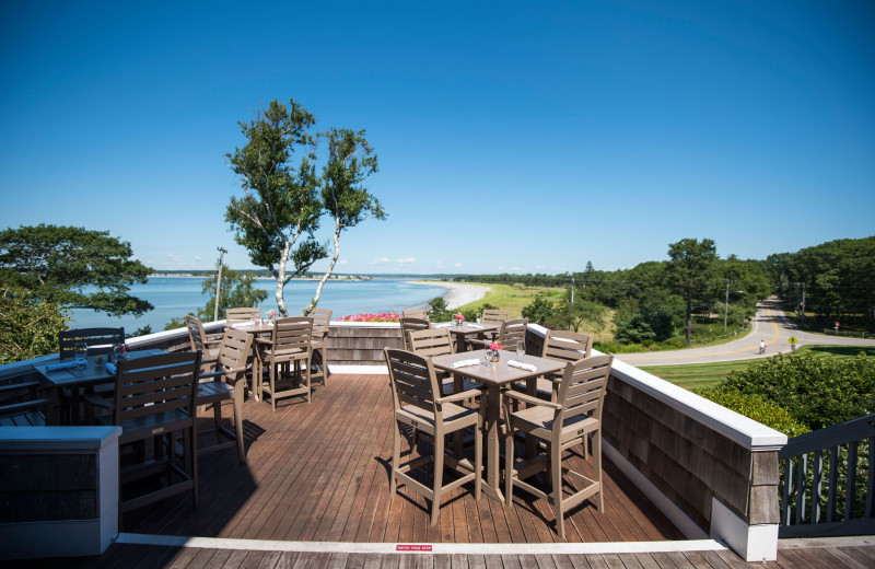 Patio at Black Point Inn.