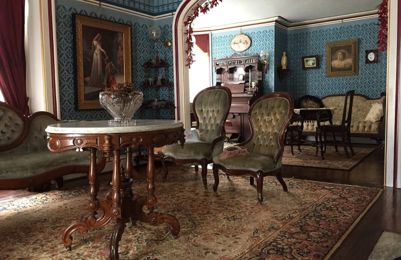 Parlor at Hubbell House Bed 