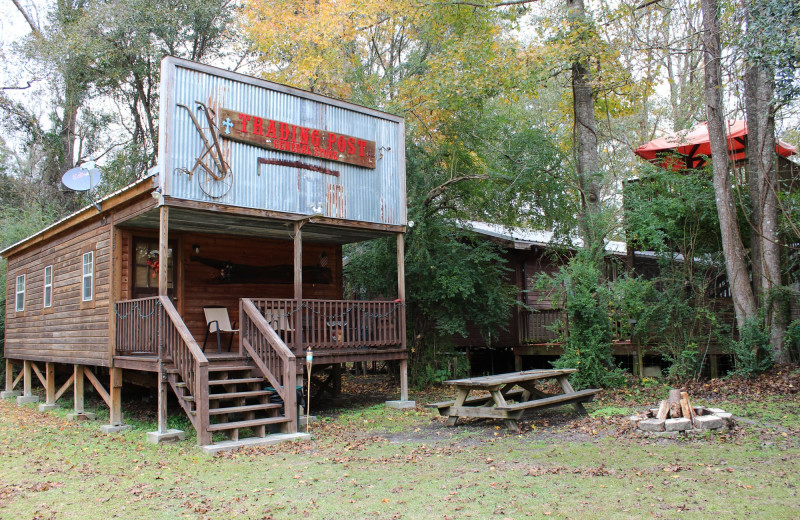 Cabin exterior at Berry Creek Cabins.