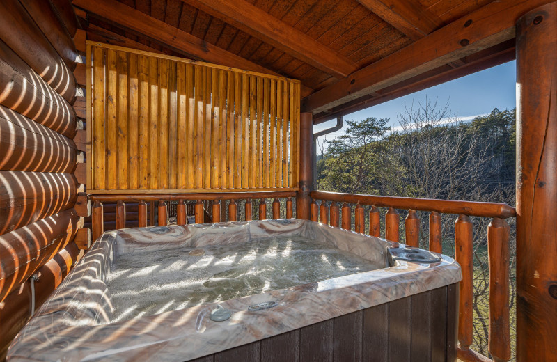 Jacuzzi at American Patriot Getaways - Southern Comfort Memories.