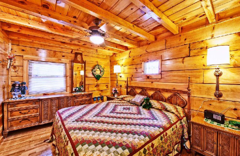 King suite at Alpine Mountain Chalets.