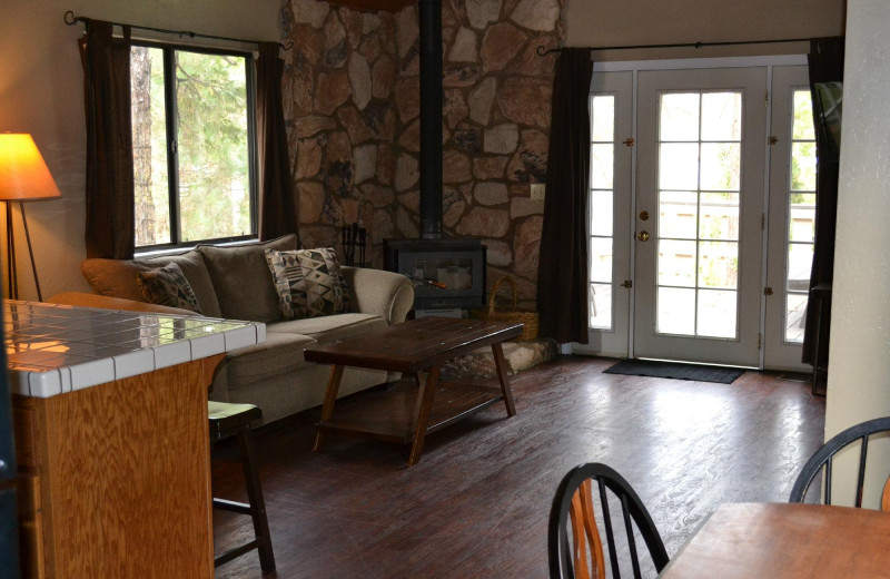 Guest room at Miller's Landing Resort.