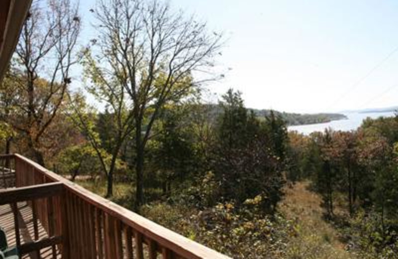 View of the Lake from Cabin E at Antlers Resort