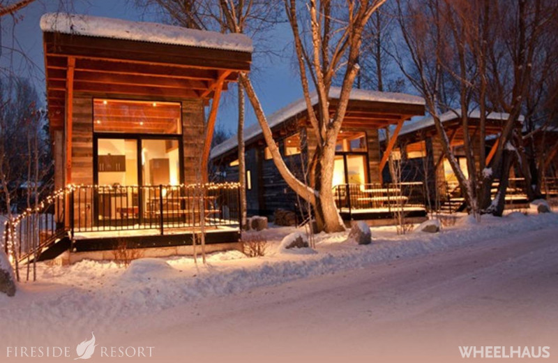 Exterior view of Fireside Resort at Jackson Hole.