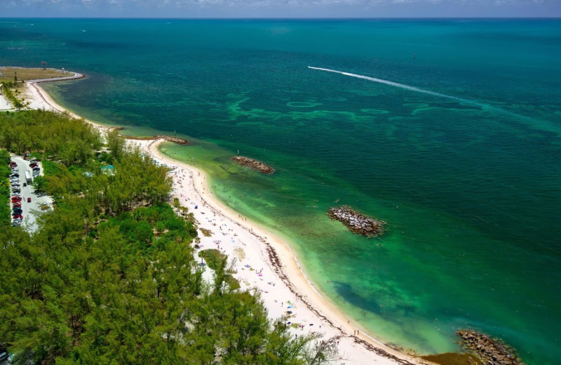 The beach at The Inn at Key West.