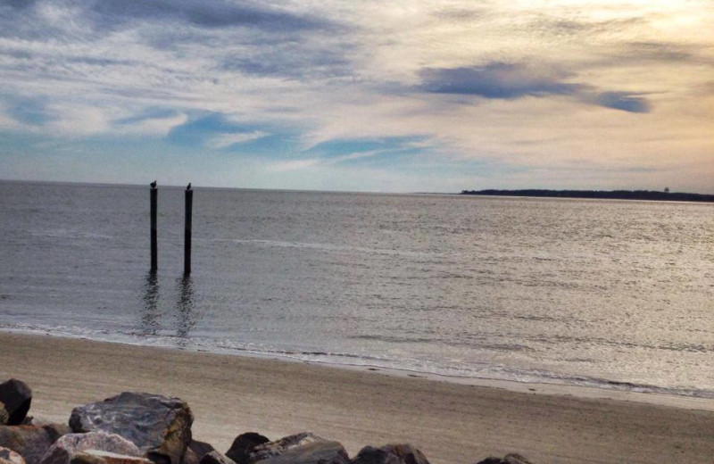 Beach at Ocean Inn & Suites.