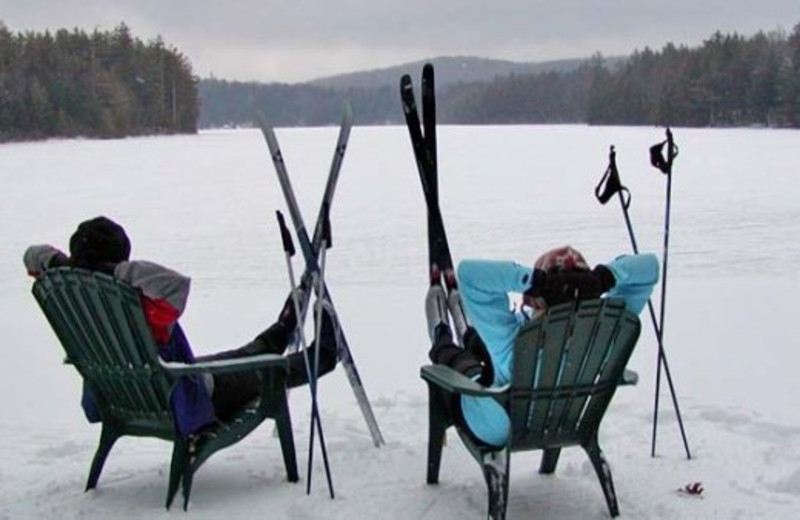 Relaxing on the Lake at Lapland Lake Nordic Vacation Center