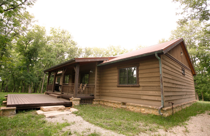 Bunkhouse exterior at Morrell Ranch.