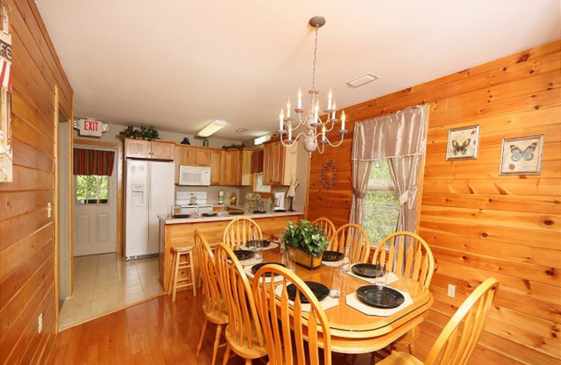 Rental kitchen at Smoky Mountain Resort Lodging and Conference Center.