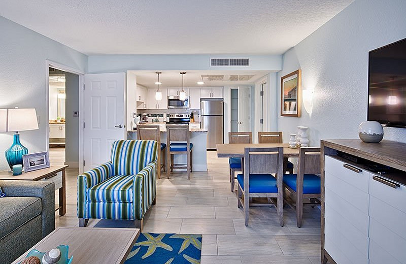 Guest room at Grand Seas Resort.