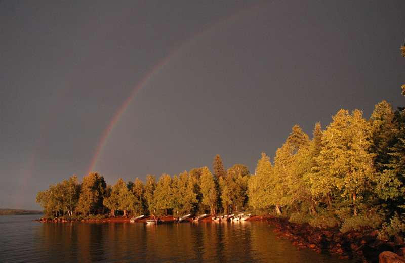 Rainbow at Heston's Lodge.