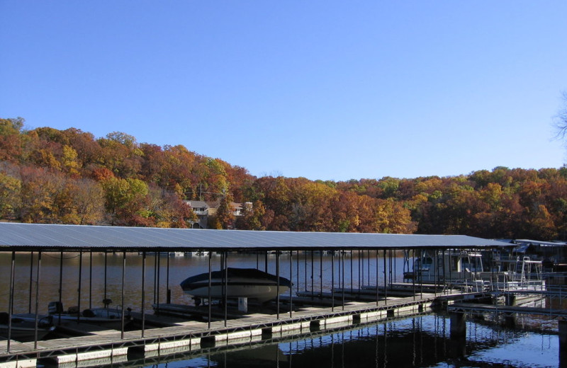 Boat dock at Alhonna Resort.