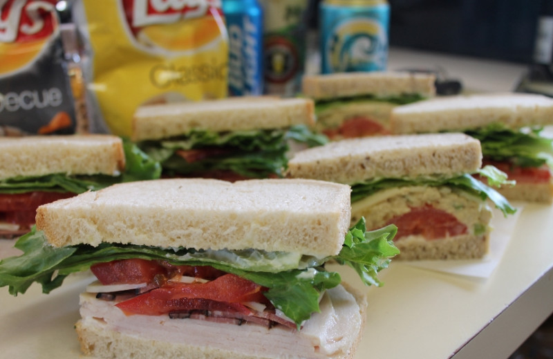 Sandwiches at Pala Mesa Resort.