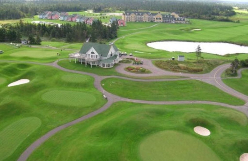 Exterior view of Rodd Crowbush Golf & Beach Resort.