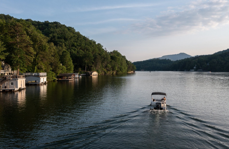 Lake at Rumbling Bald on Lake Lure.