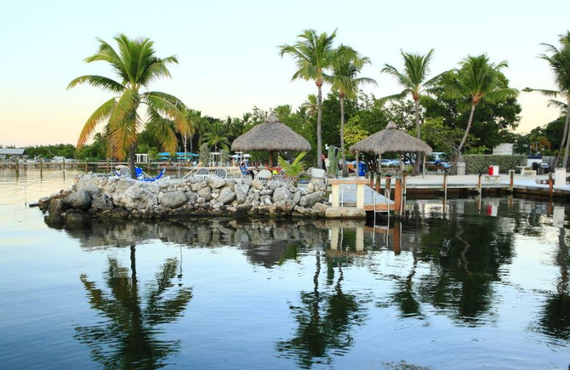 The beach at Lookout Lodge Resort.