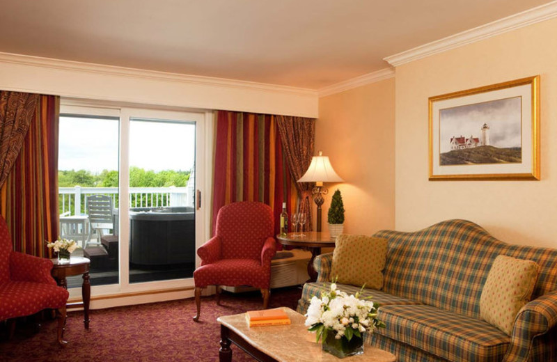 Suite Living Room at The Samoset Resort