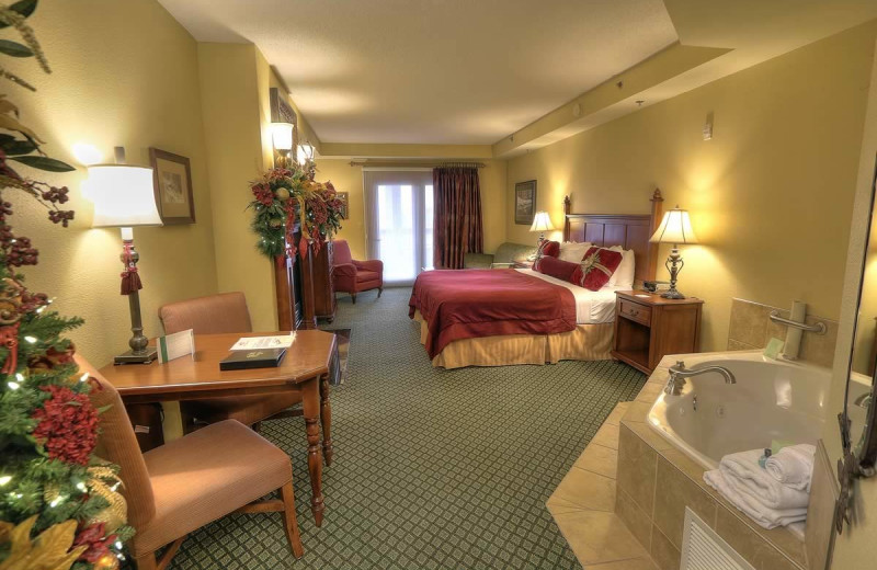 Guest suite at The Inn at Christmas Place.