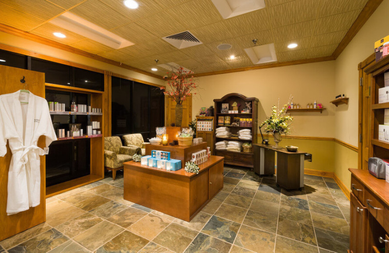 Spa lobby at Westgate Smoky Mountain Resort & Spa.