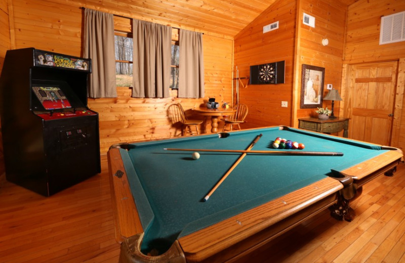 Pool table and arcade games
