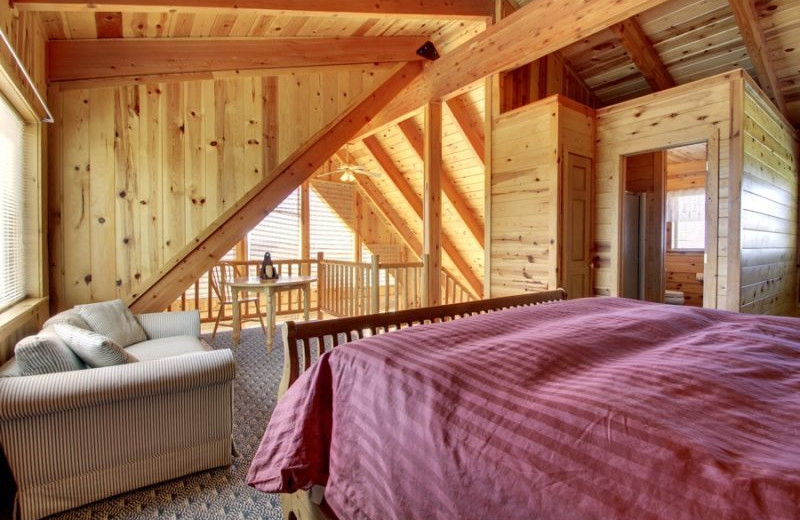 Rental bedroom at Family Time Vacation Rentals.