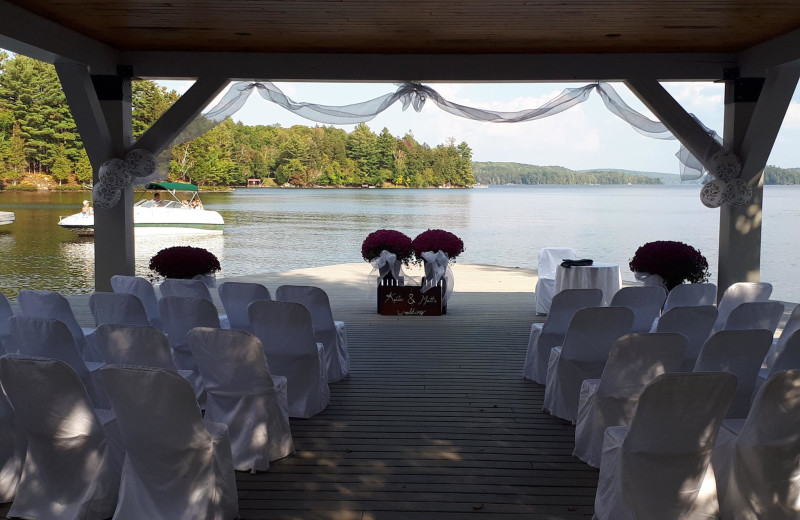 Weddings at Port Cunnington Lodge & Resort.