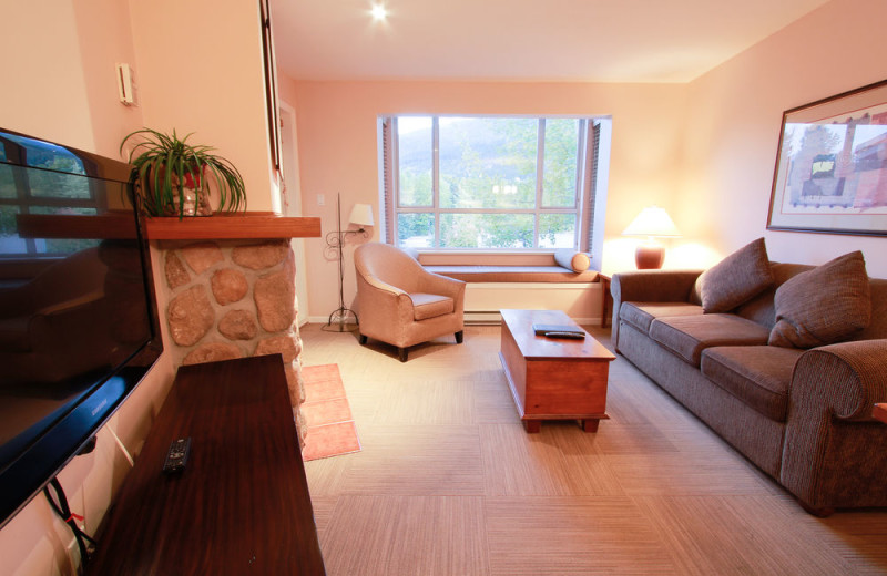 Guest room at Whistler Town Plaza.