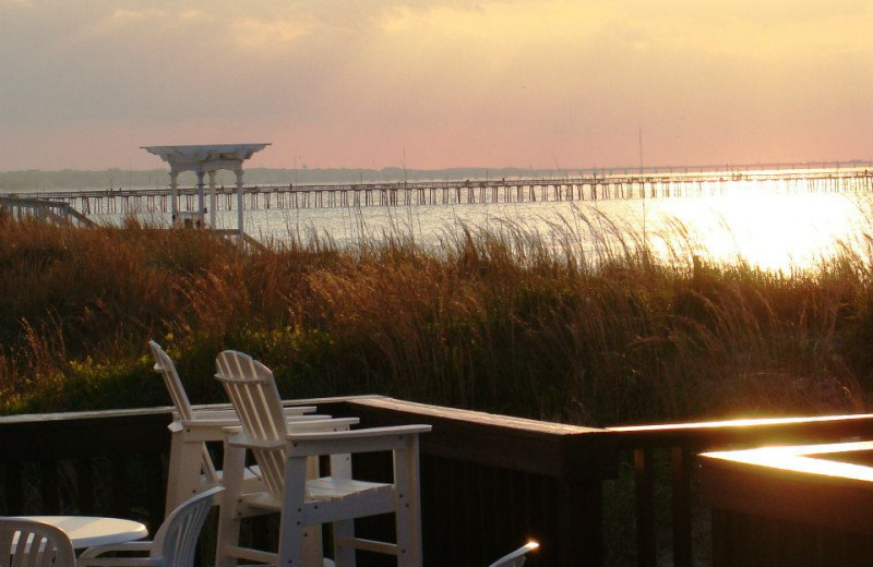 Sunset at Virginia Beach Resort Hotel.