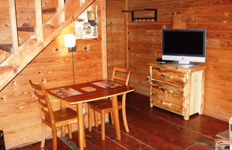 Cabin interior at Paradise Hills Resort and Spa.