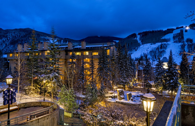 Winter at Vail's Mountain Haus.