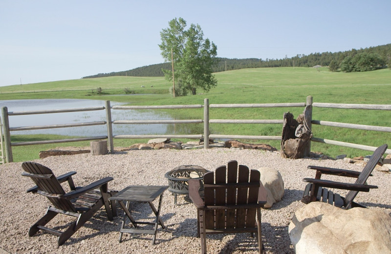 Patio at Ghost Canyon Ranch.