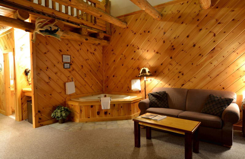 Guest room at The New England Inn & Lodge.