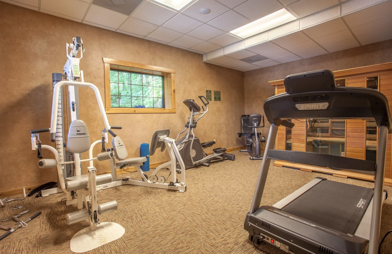 Fitness room at The Village At Indian Point Resort and Conference Center.