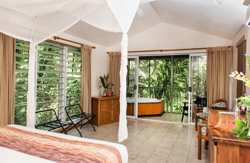 Guest room at Daintree Eco Lodge and Spa.