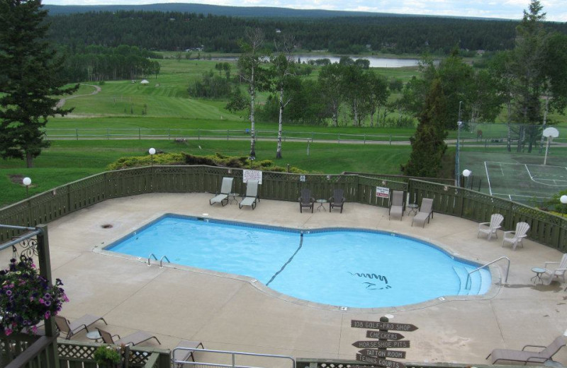 Outdoor pool at The 108 Resort.