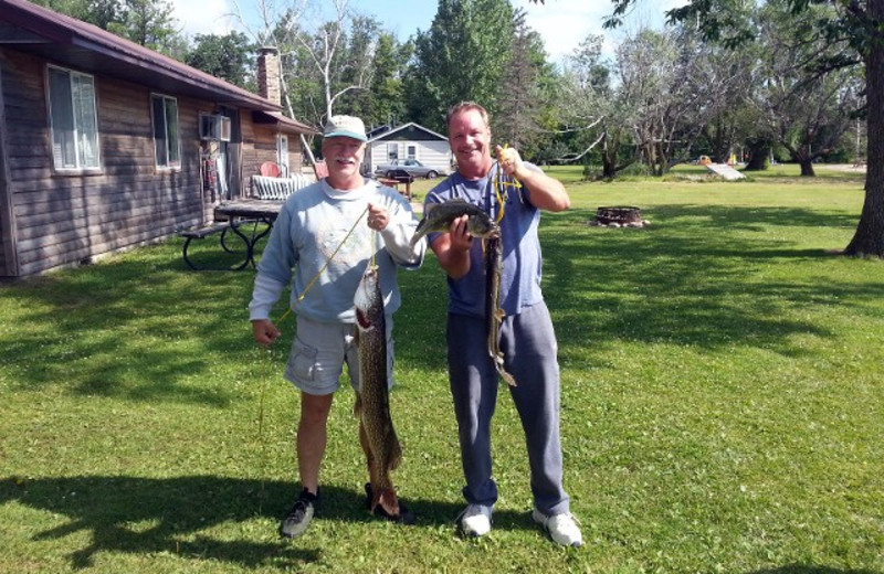 Fishing at Hidden Haven Resort and Campground.