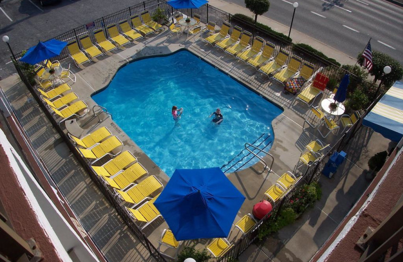 Pool at Sea Hawk Motel.