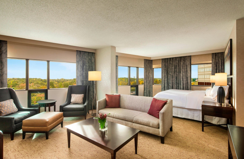 Guest room at The Westin Southfield Detroit.