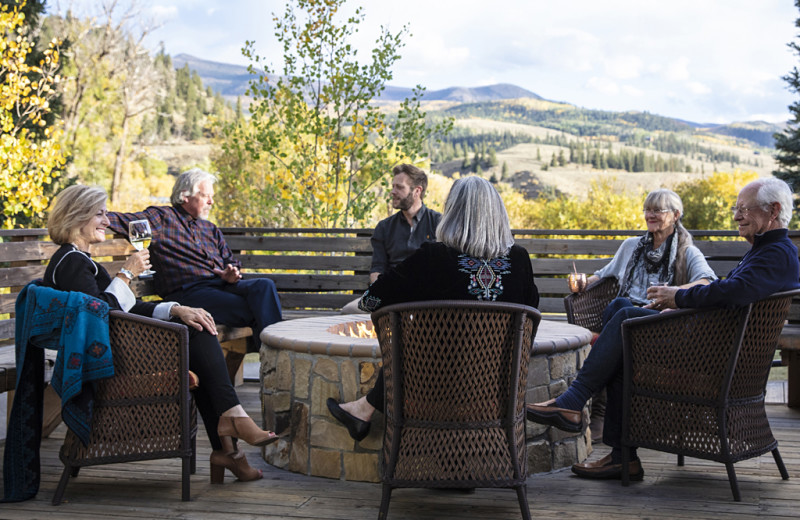 Patio at 4UR Ranch.