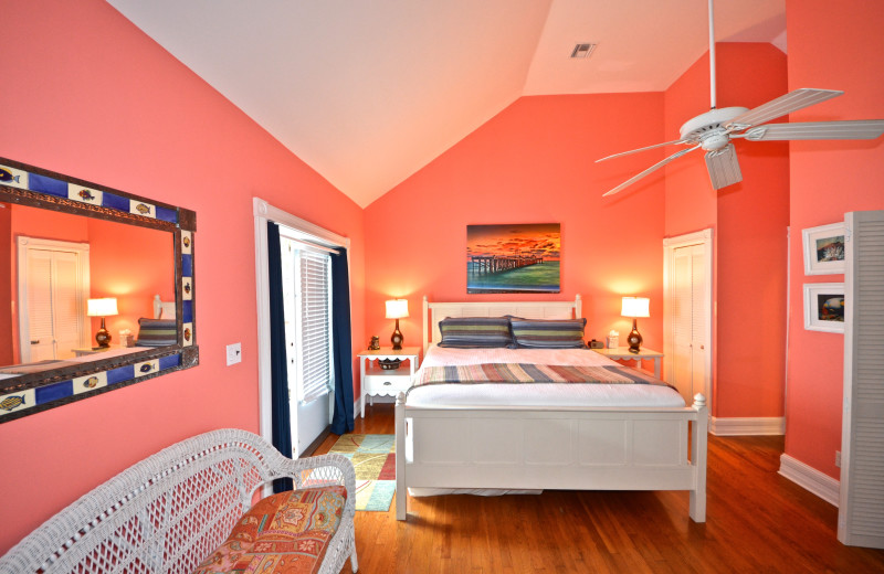 Rental bedroom at Key West Vacation Rentals.