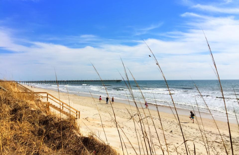 The beach at Treasure Realty.